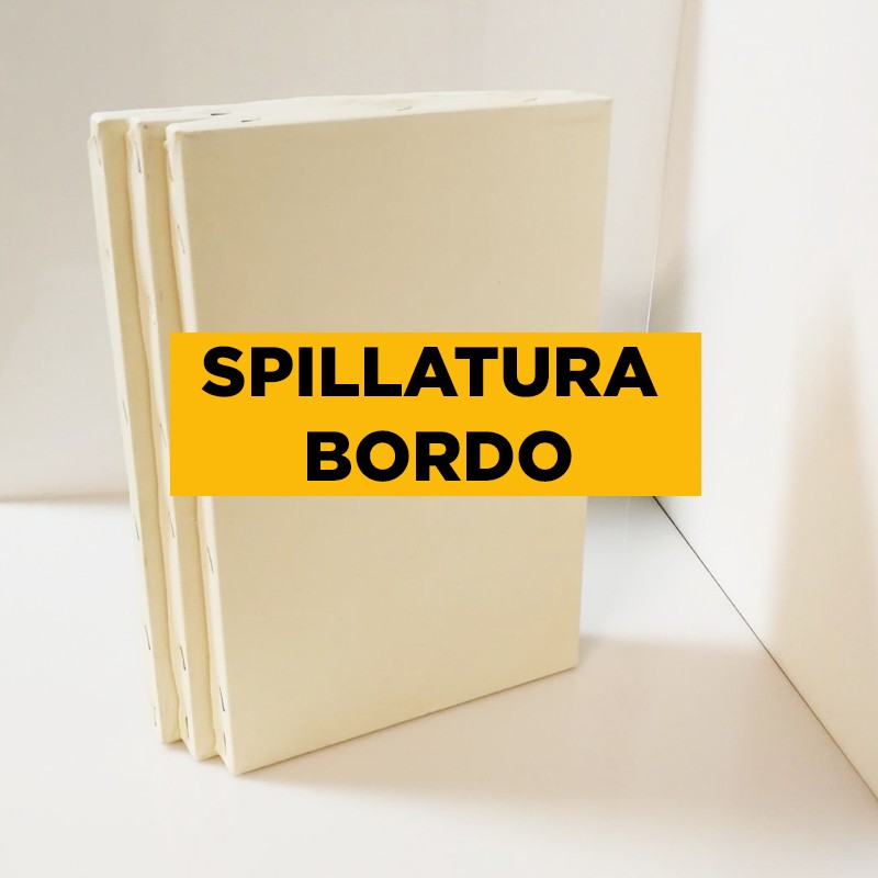 CM.80X100 - Set 3 Telai telati Artecreo 100% cotone 220 gr/mq, spillatura sul bordo, spessore normale, made in Italy