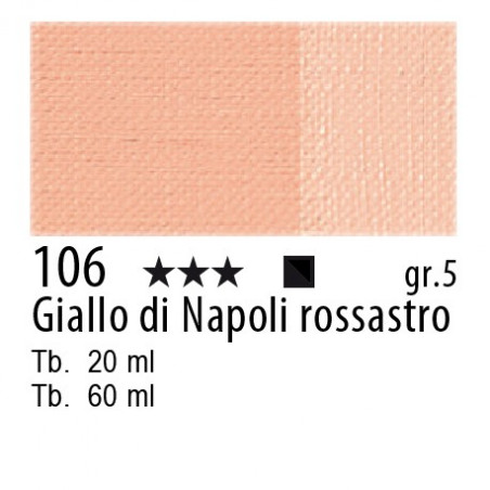 106 - Maimeri Olio Artisti Giallo di Napoli rossastro