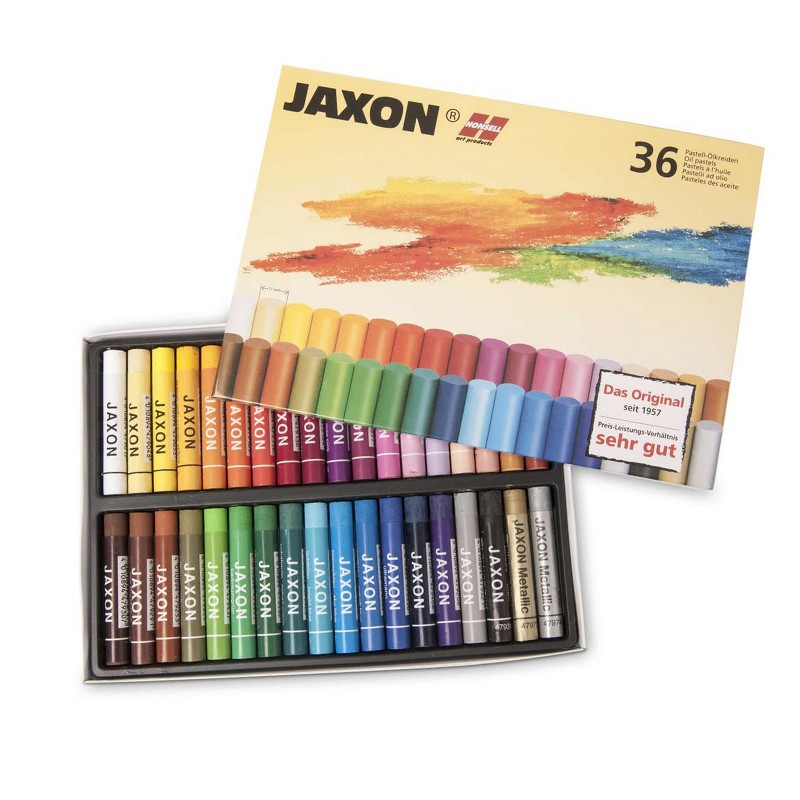 Jaxon Scatola In Cartone 36 Pastelli ad olio