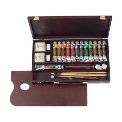 Talens Olio Rembrandt Wooden Box Professional 13 tubi