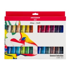 Talens Amsterdam Acrylic General Set 24 tubi 20ml
