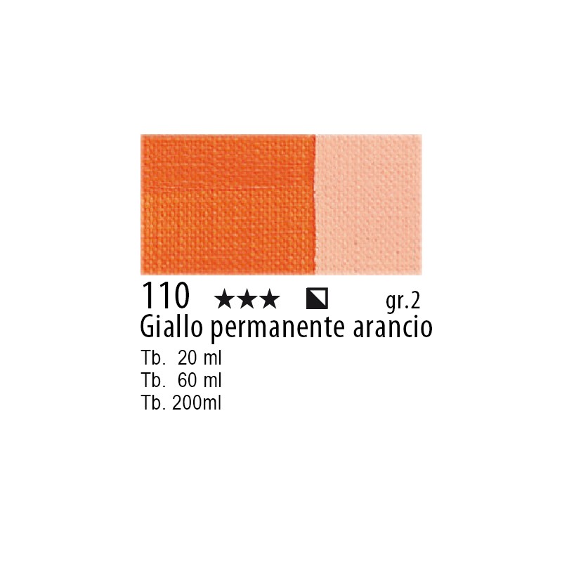 Maimeri Olio Classico Giallo permanente arancio