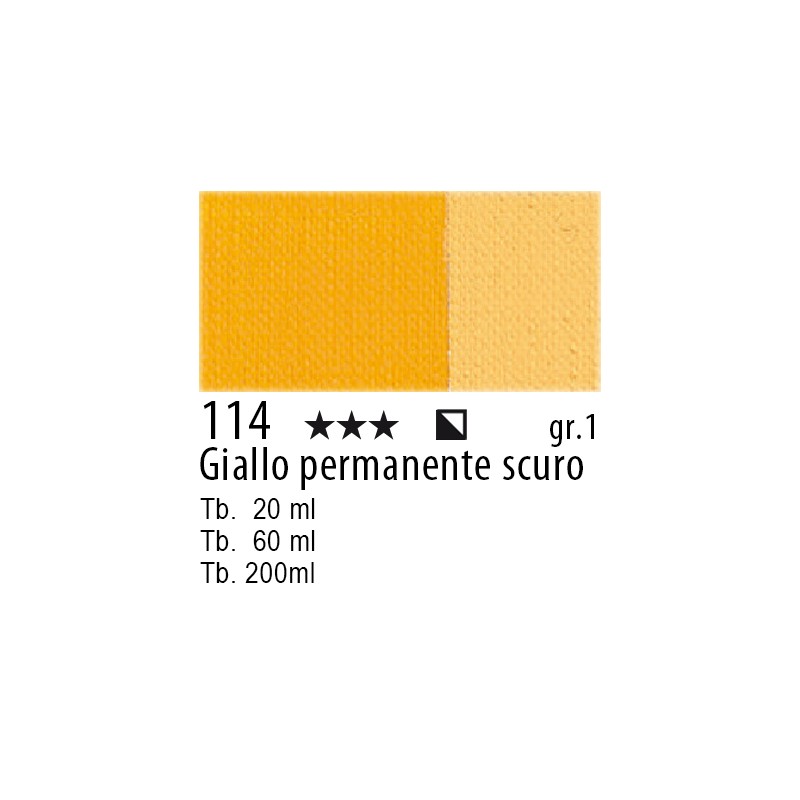Maimeri Olio Classico Giallo permanente scuro