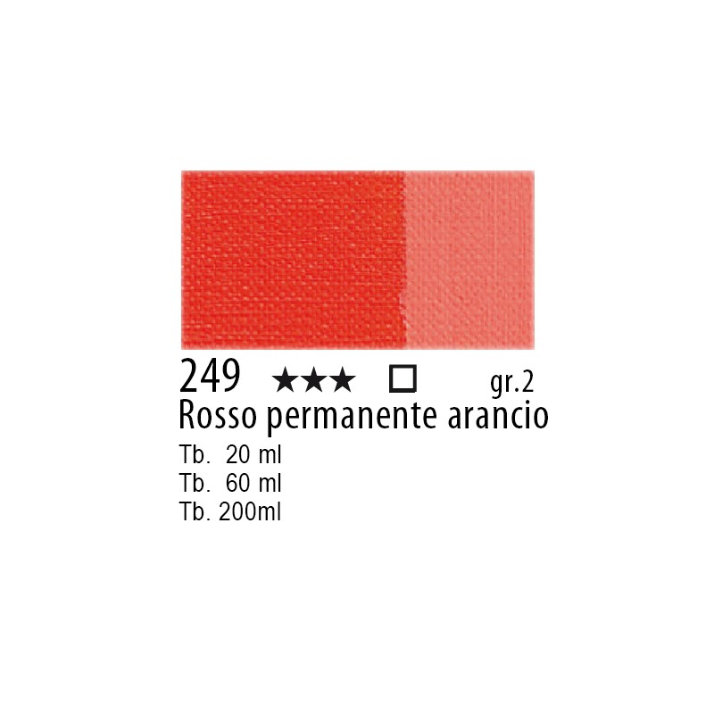 Maimeri Olio Classico Rosso permanente arancio
