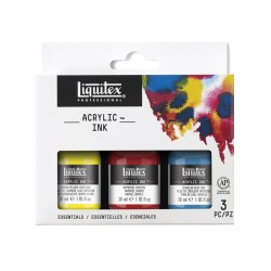 Liquitex Acrylic Ink Set Essenziali 3 flaconi da 30ml