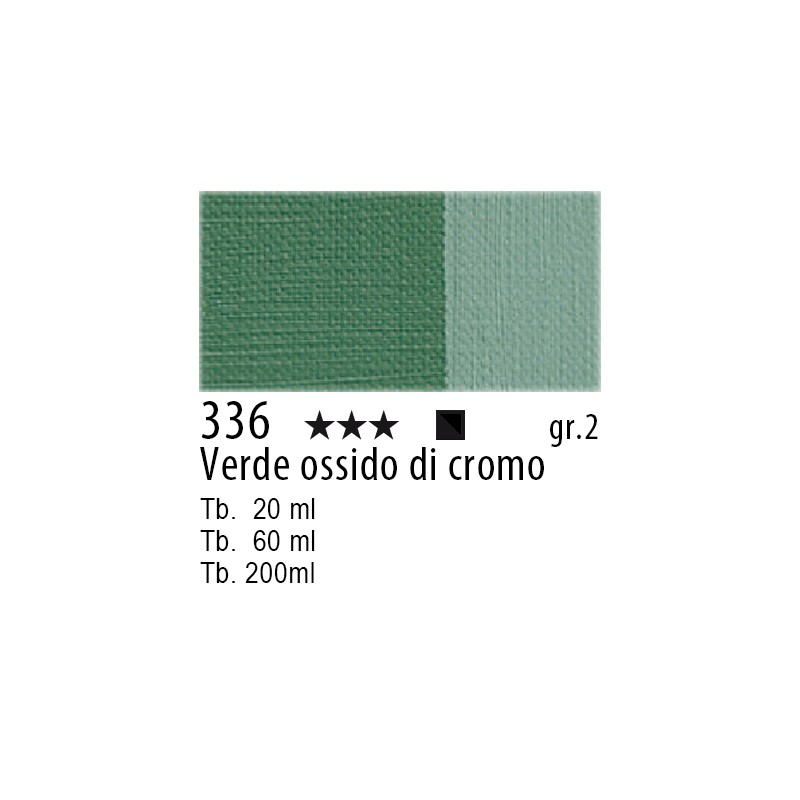336 - Maimeri Olio Classico Verde ossido di cromo