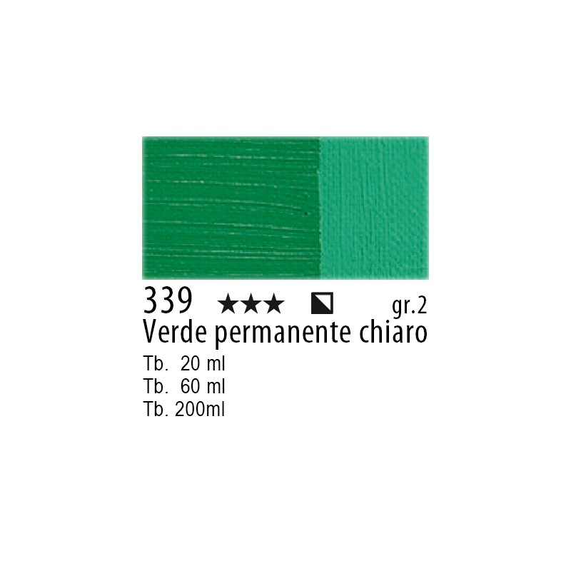 339 - Maimeri Olio Classico Verde permanente chiaro