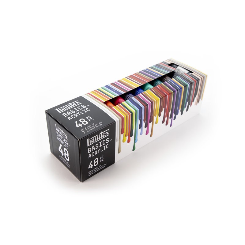 Liquitex Basics Acrylic Set 48 tubi da 22ml