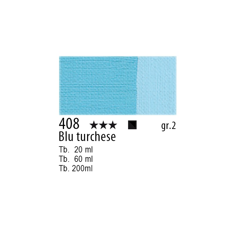 408 - Maimeri Olio Classico Blu turchese