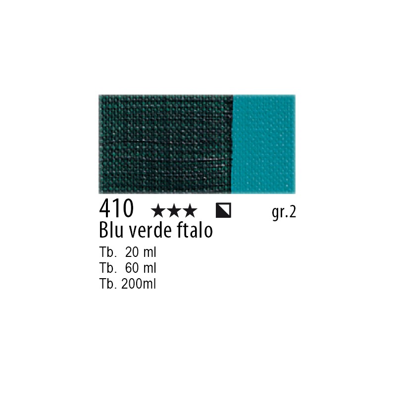 410 - Maimeri Olio Classico Blu verde ftalo