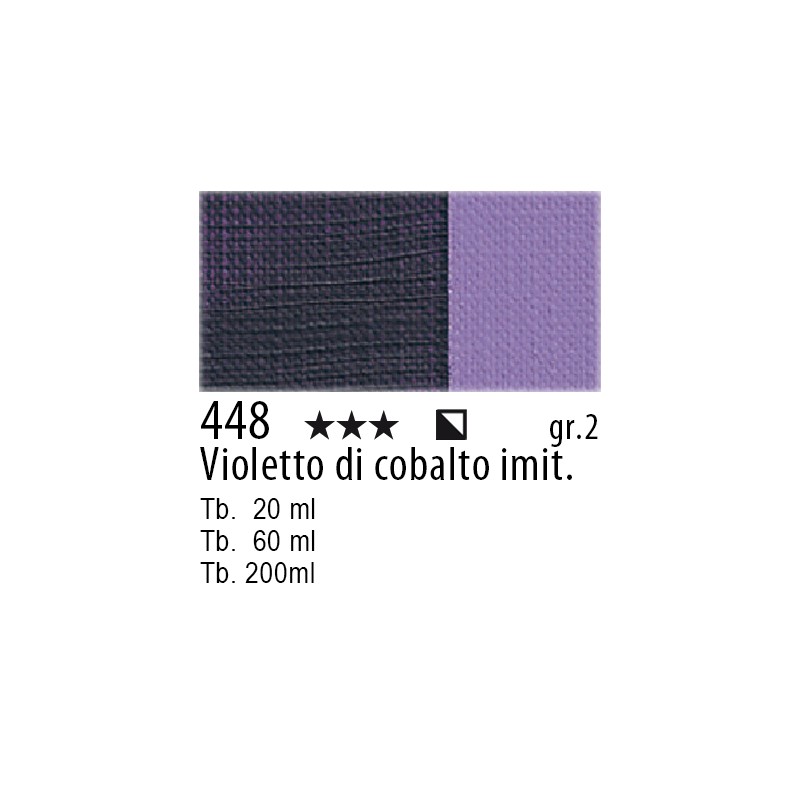 448 - Maimeri Olio Classico Violetto di cobalto imit.