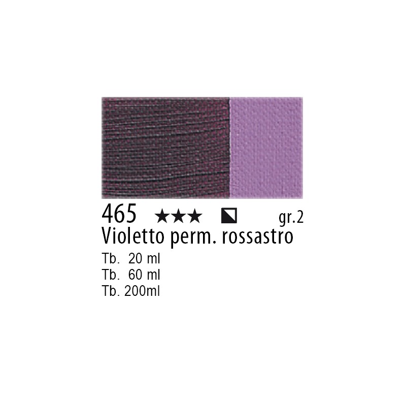 465 - Maimeri Olio Classico Violetto permanente rossastro