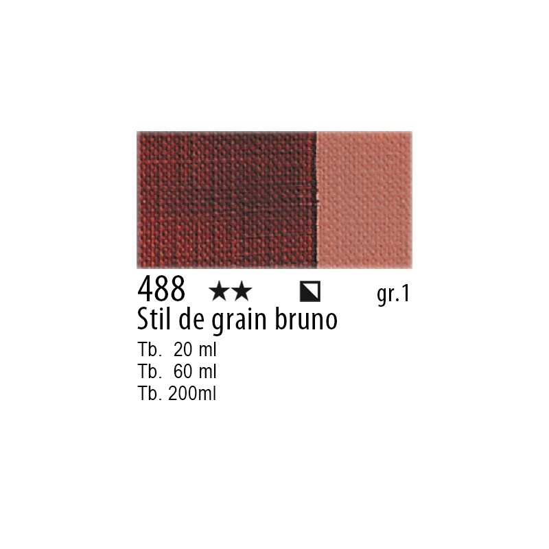 488 - Maimeri Olio Classico Stil de grain bruno