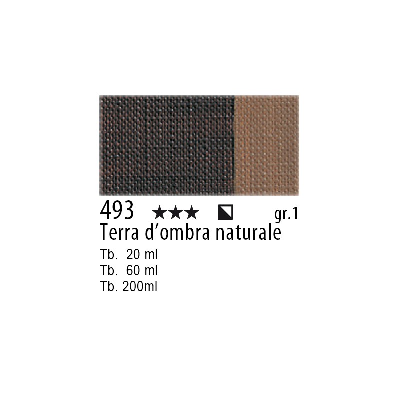 493 - Maimeri Olio Classico Terra d'ombra naturale