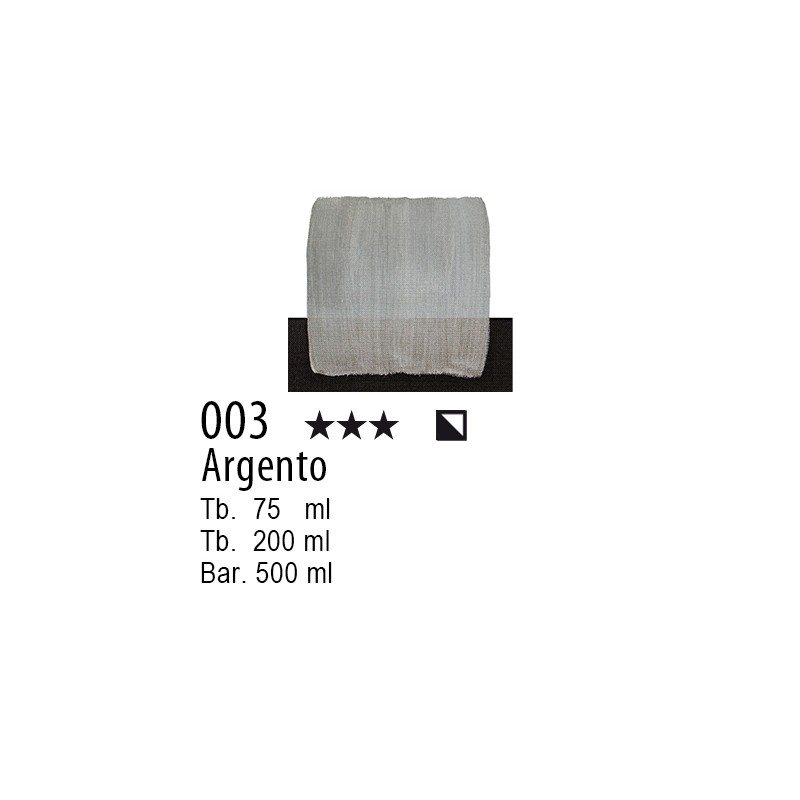003 - Maimeri Acrilico Argento
