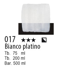 017 - Maimeri Acrilico Bianco platino