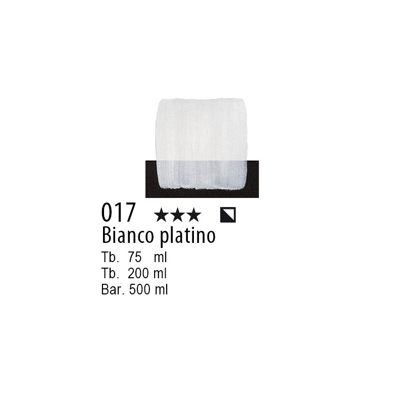 017 - Maimeri Acrilico Bianco platino