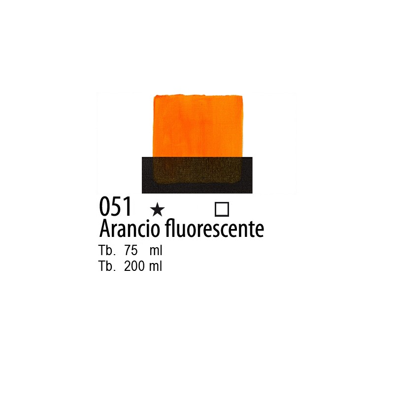 051 - Maimeri Acrilico Arancio Fluorescente