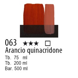 063 - Maimeri Acrilico  Arancio quinacridone