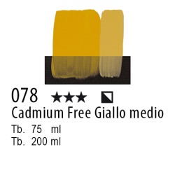 078 - Maimeri Acrilico Cadmium Free Giallo medio