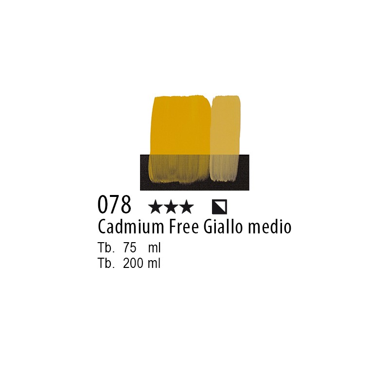 078 - Maimeri Acrilico Cadmium Free Giallo medio