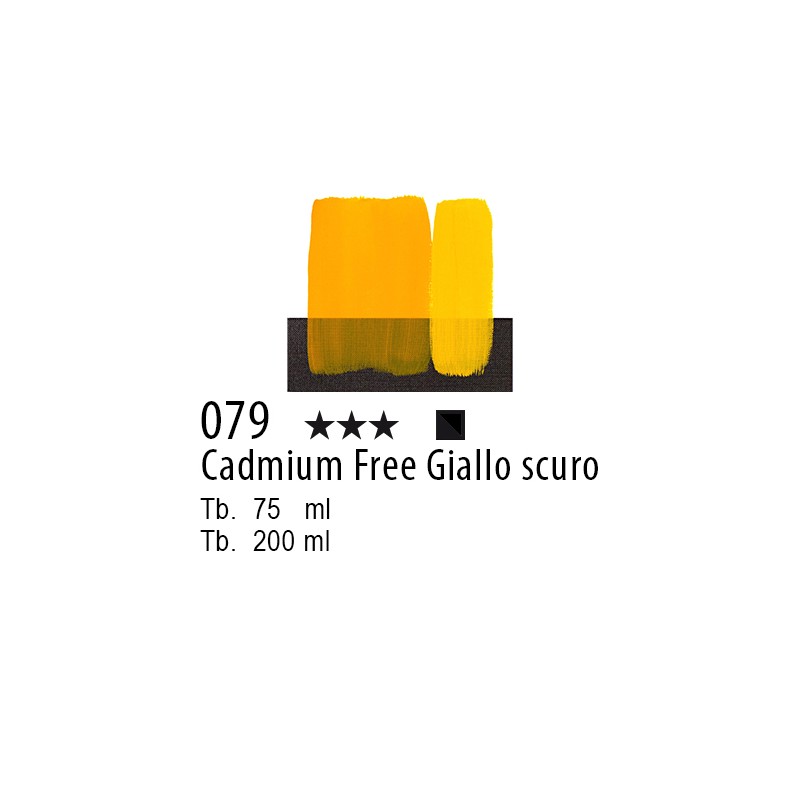 079 - Maimeri Acrilico Cadmium Free Giallo scuro