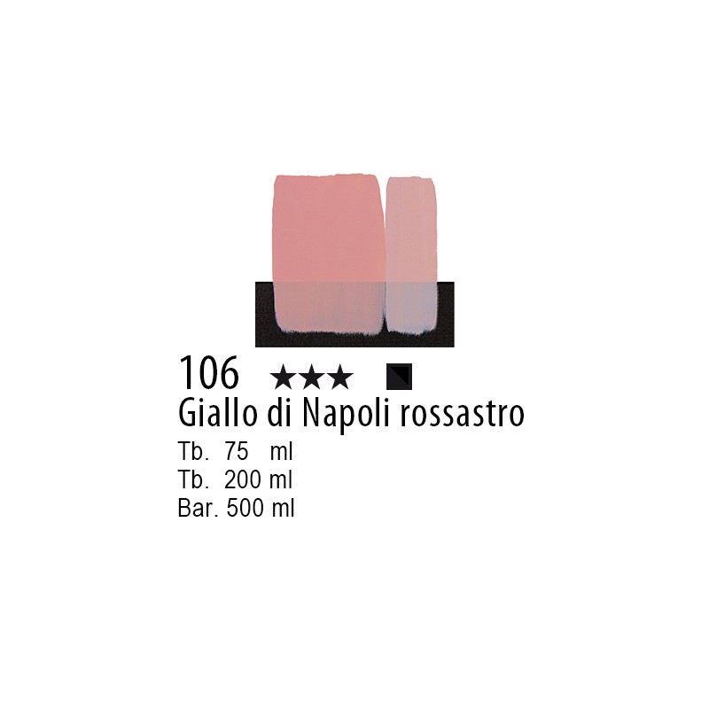 106 - Maimeri Acrilico Giallo di Napoli rossastro