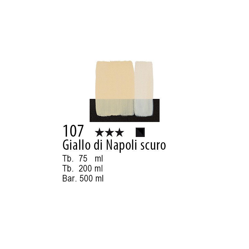 107 - Maimeri Acrilico Giallo di Napoli scuro