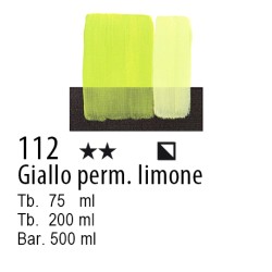 112 - Maimeri Acrilico Giallo permanente limone