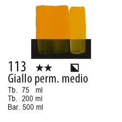 113 - Maimeri Acrilico Giallo permanente medio