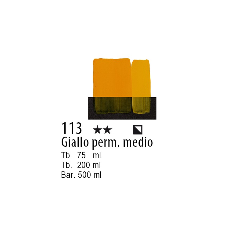 113 - Maimeri Acrilico Giallo permanente medio