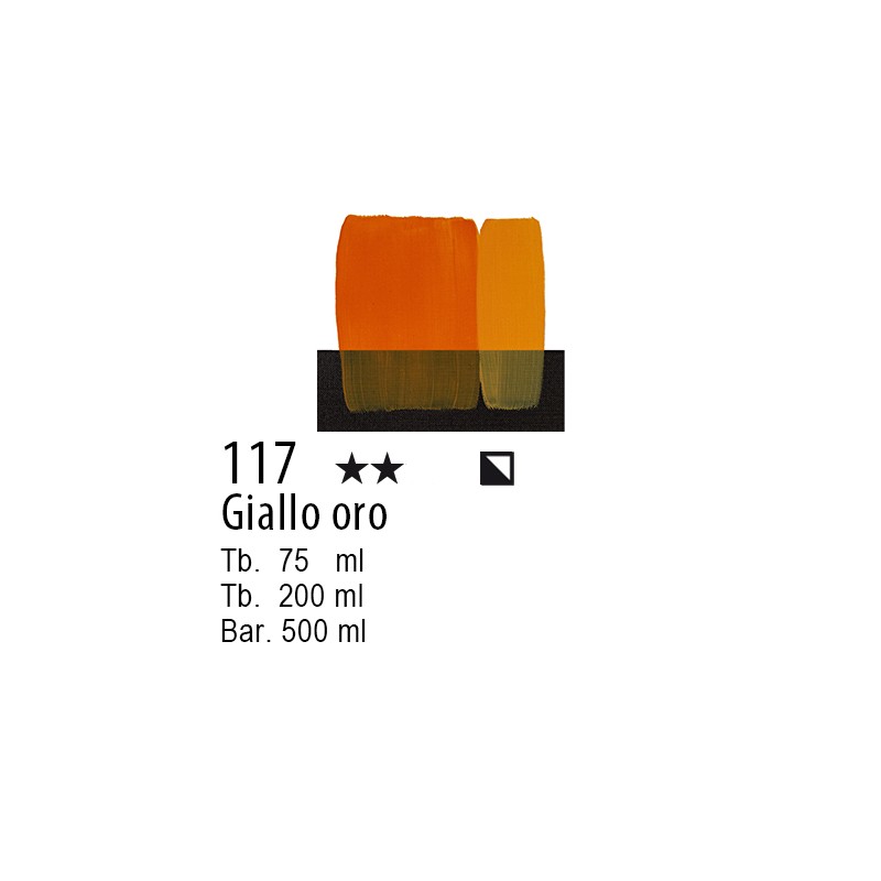 117 - Maimeri Acrilico Giallo oro