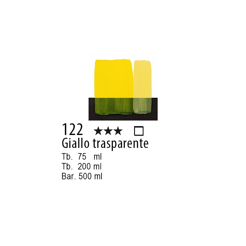122 - Maimeri Acrilico Giallo trasparente