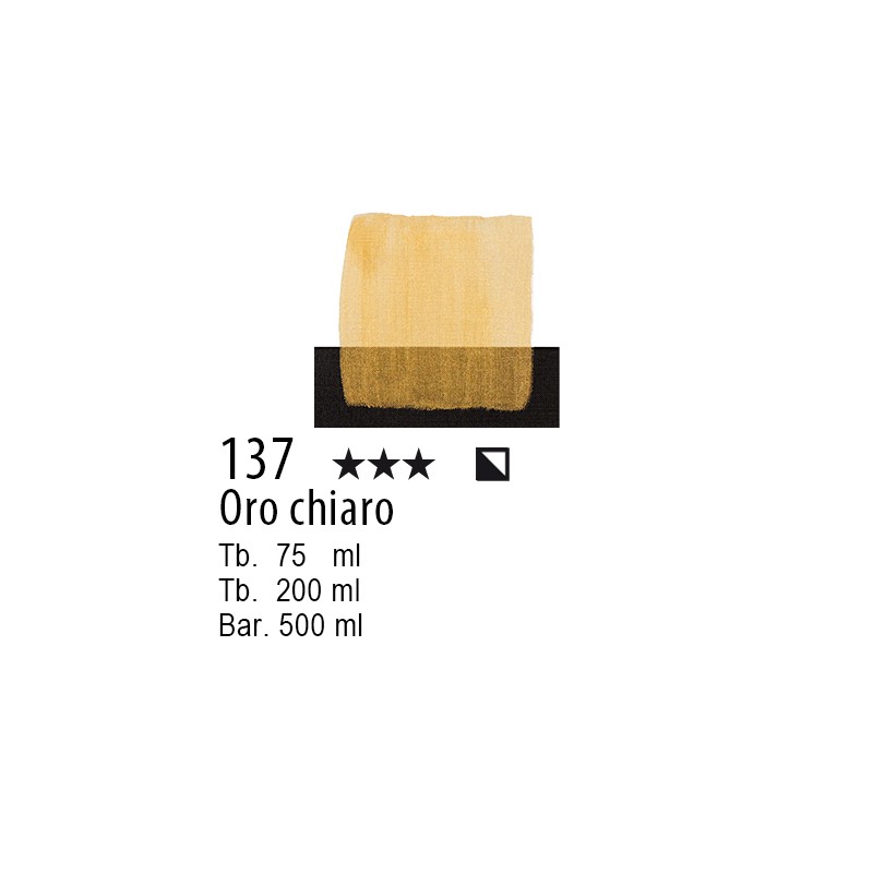 137 - Maimeri Acrilico Oro chiaro