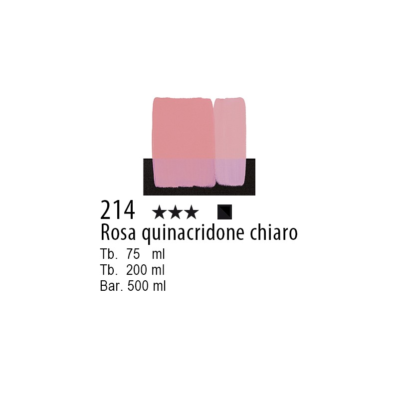 214 - Maimeri Acrilico Rosa quinacridone chiaro