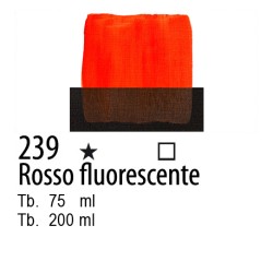 239 - Maimeri Acrilico Rosso fluorescente