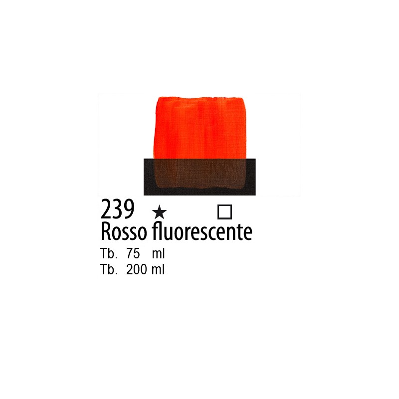 239 - Maimeri Acrilico Rosso fluorescente