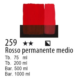259 - Maimeri Acrilico Rosso permanente medio