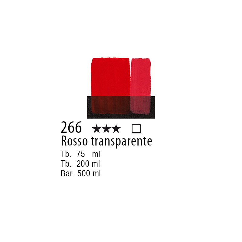 266 - Maimeri Acrilico Rosso trasparente