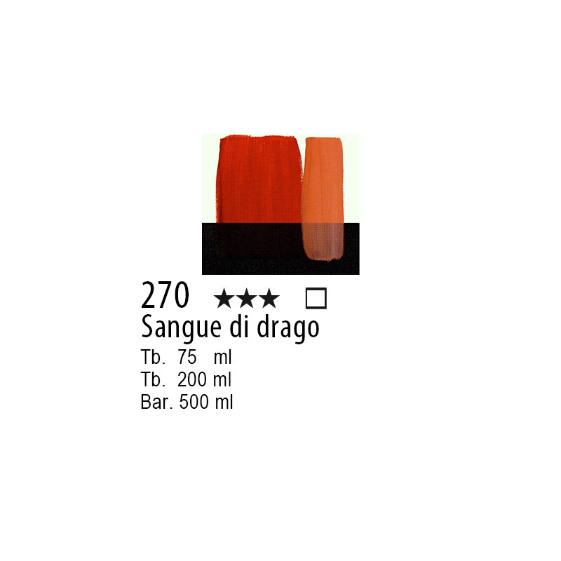 270 - Maimeri Acrilico Sangue di drago