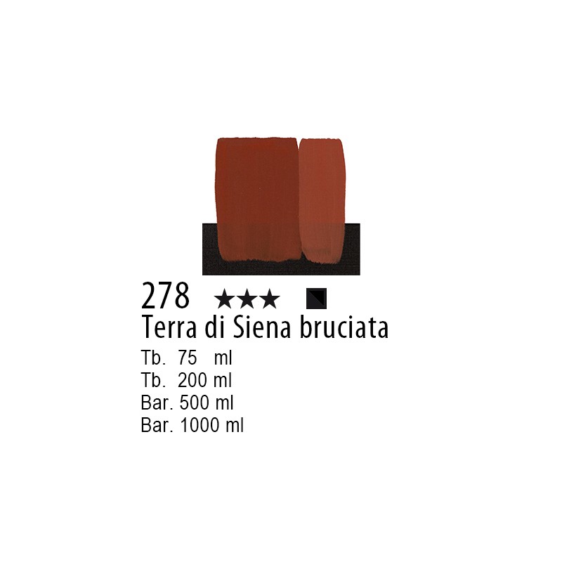 278 - Maimeri Acrilico Terra di Siena bruciata