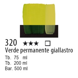 320 - Maimeri Acrilico Verde permanente giallastro
