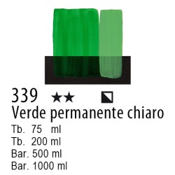339 - Maimeri Acrilico Verde Permanente Chiaro