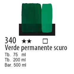 340 - Maimeri Acrilico Verde permanente scuro