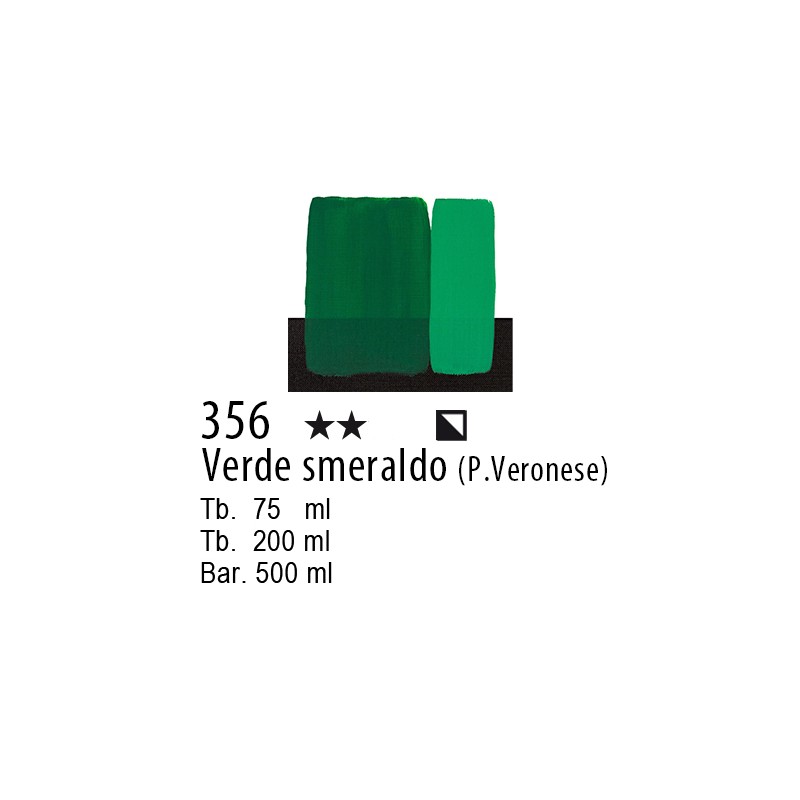 356 - Maimeri Acrilico Verde smeraldo p.veronese