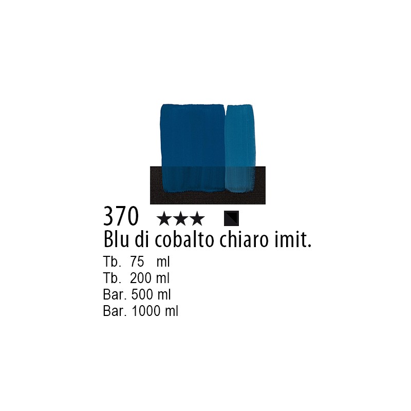 370 - Maimeri Acrilico Blu cobalto chiaro imit.