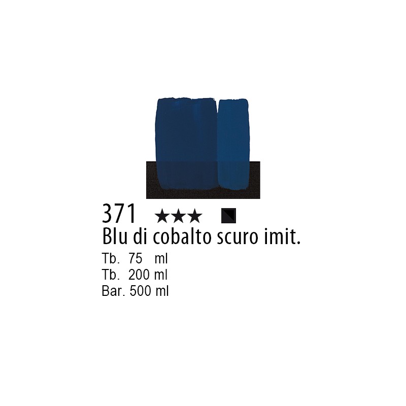 371 - Maimeri Acrilico Blu cobalto scuro imit.
