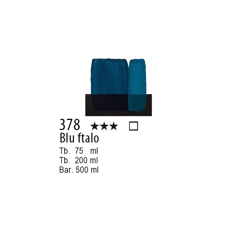 378 - Maimeri Acrilico Blu ftalo