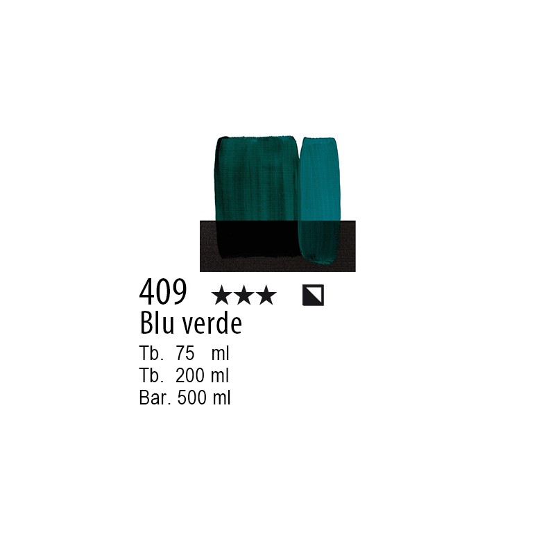 409 - Maimeri Acrilico Blu verde
