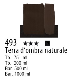 493 - Maimeri Acrilico Terra d'ombra naturale